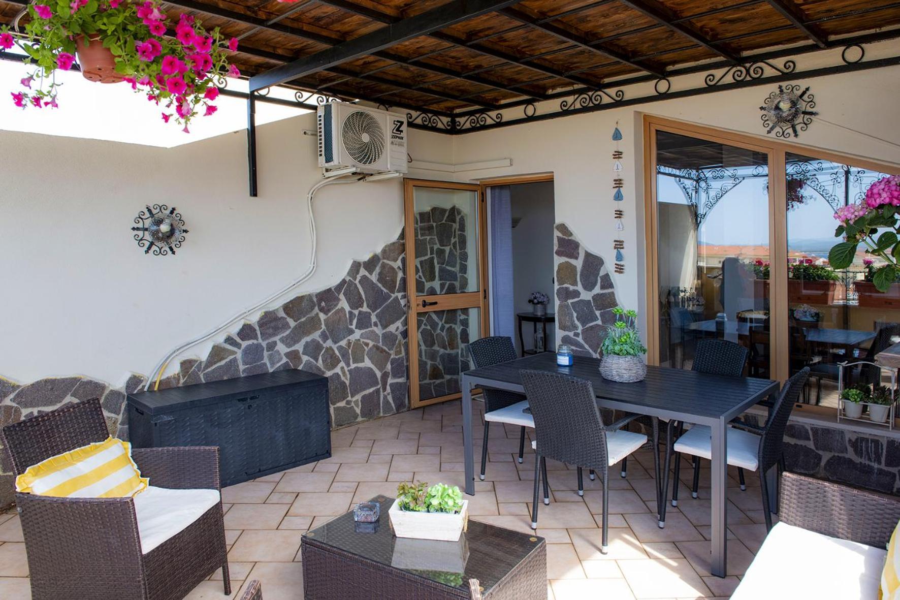 Casa I Gerani Vista Mare Alghero Exterior foto